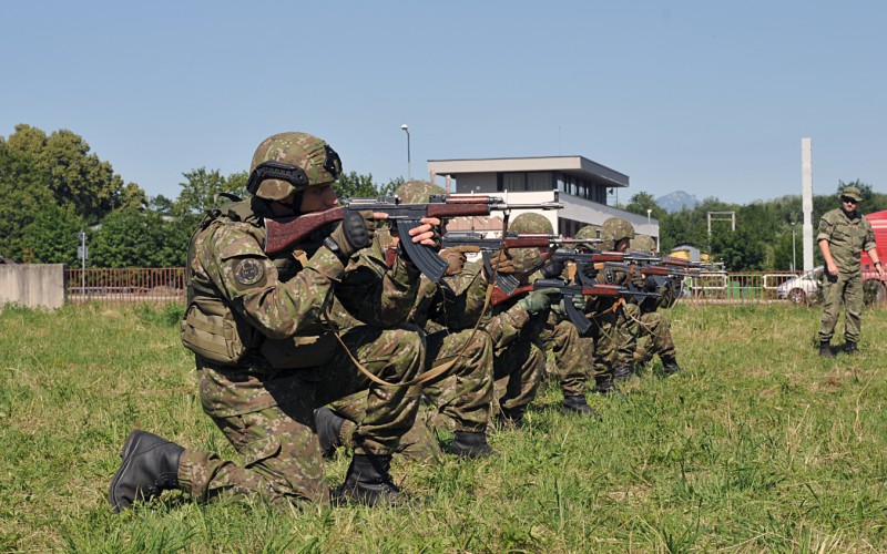 Field training of 1st year cadets, July 18th 2022