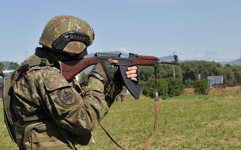 Field training of 1st year cadets, July 18th 2022
