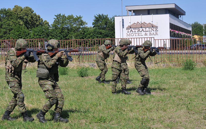 Field training of 1st year cadets, July 18th 2022