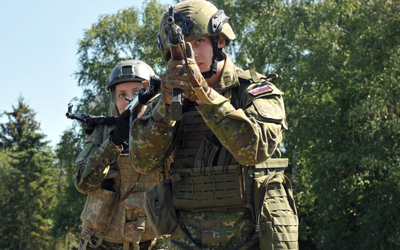 Field training of 1st year cadets, July 18th 2022