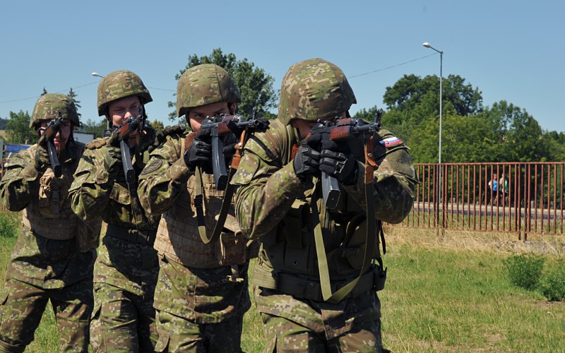 Field training of 1st year cadets, July 18th 2022