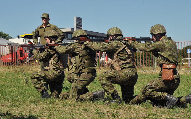 Field training of 1st year cadets, July 18th 2022