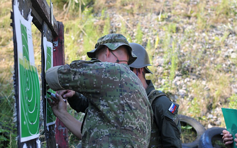 Field training of 1st year cadets, July 18th 2022