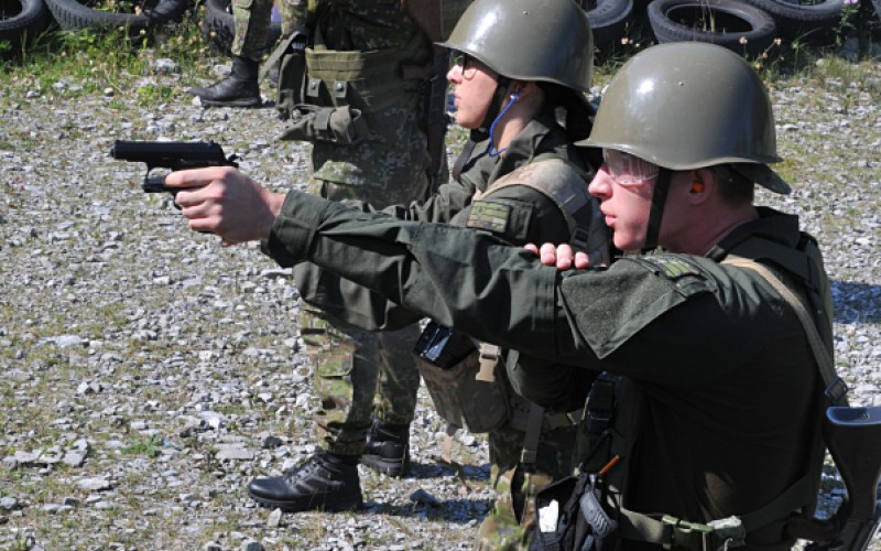 Field training of 1st year cadets, July 18th 2022