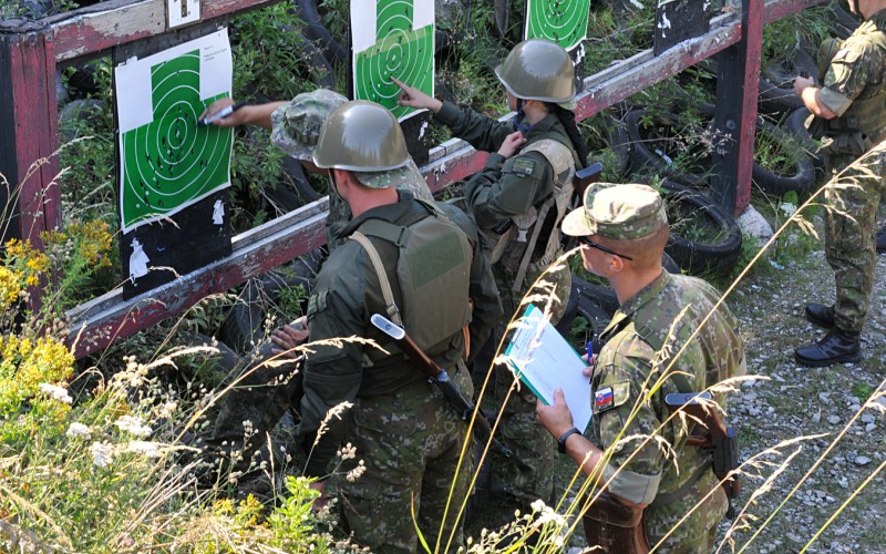 Field training of 1st year cadets, July 18th 2022
