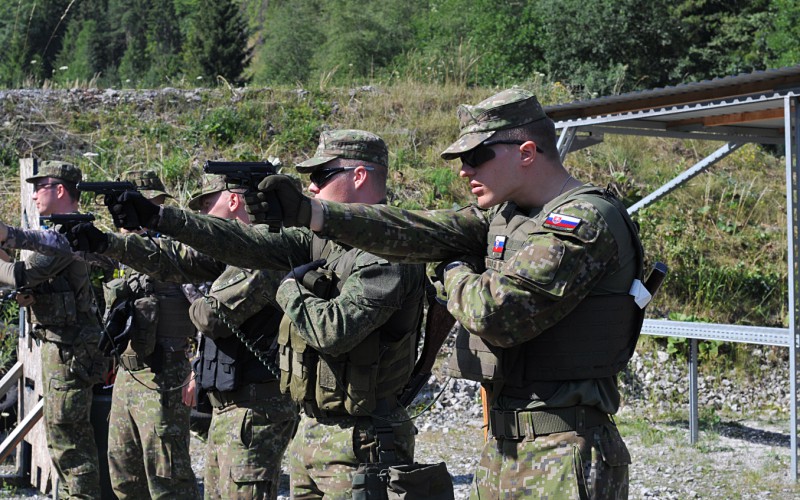 Field training of 1st year cadets, July 18th 2022