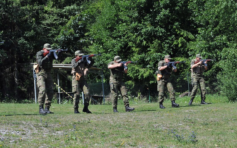 Field training of 1st year cadets, July 18th 2022