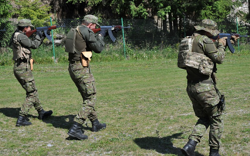 Field training of 1st year cadets, July 18th 2022