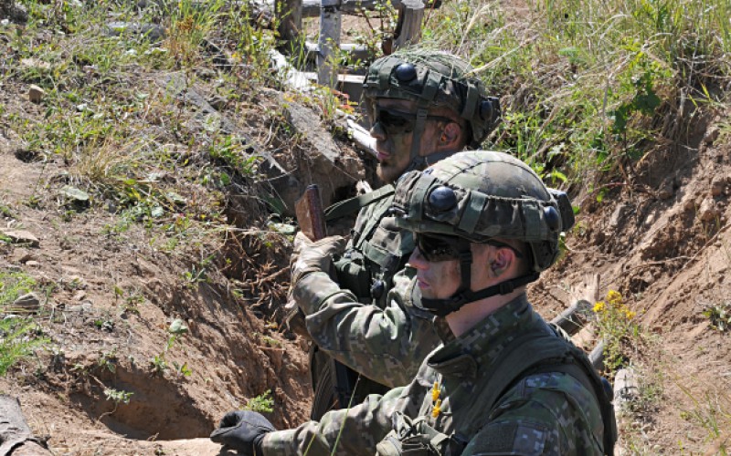 Field training of 3rd year cadets, Kamenica nad Cirochou, July 21st 2022