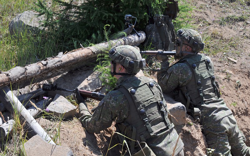 Field training of 3rd year cadets, Kamenica nad Cirochou, July 21st 2022