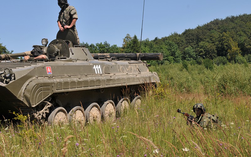 Field training of 3rd year cadets, Kamenica nad Cirochou, July 21st 2022