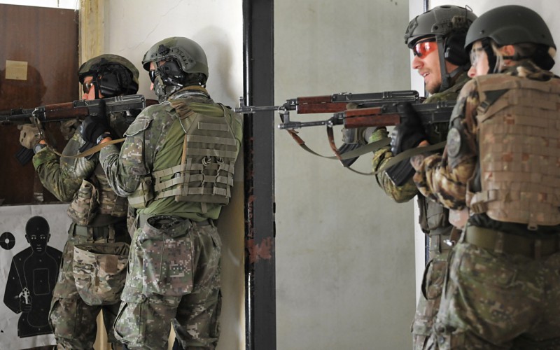 Field training of 2nd year cadets, July 22nd 2022