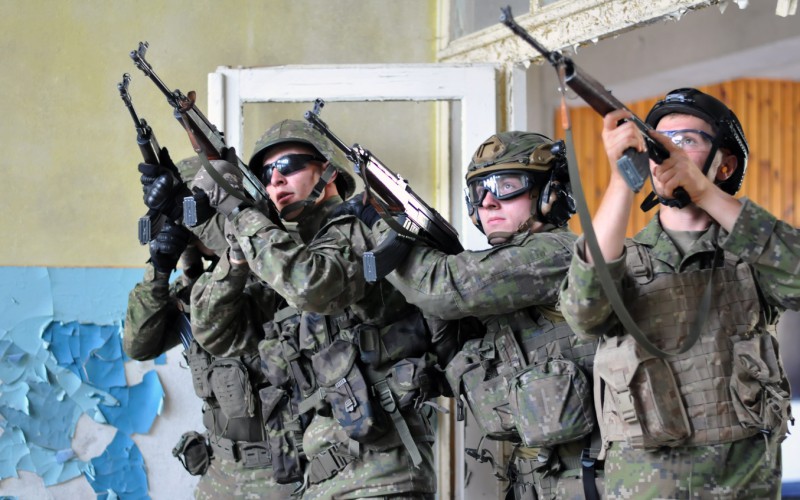 Field training of 2nd year cadets, July 22nd 2022