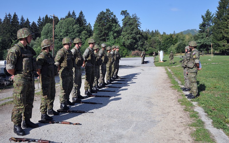 Basic training of cadets, Sučany, August 25th 2022