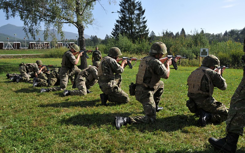 Basic training of cadets, Sučany, August 25th 2022