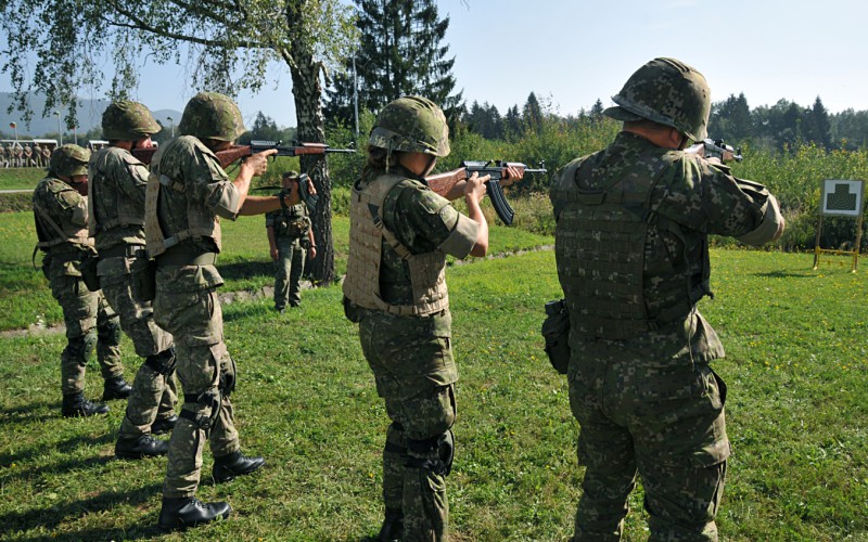 Basic training of cadets, Sučany, August 25th 2022