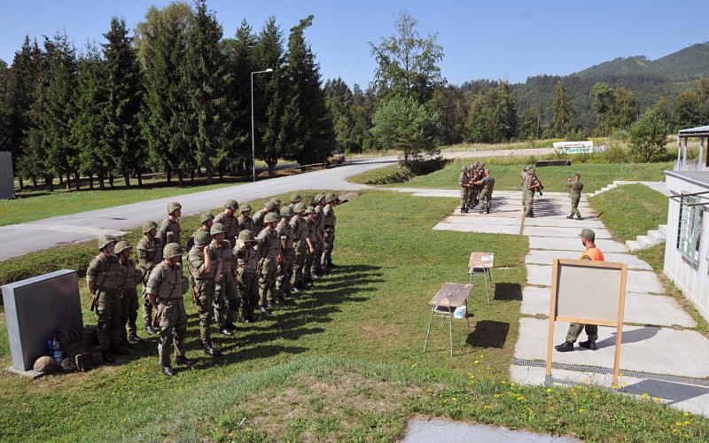 Basic training of cadets, Sučany, August 25th 2022