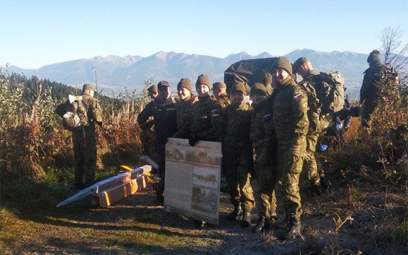 Cadets voluntaring in Low Tatras, October 9th 2021