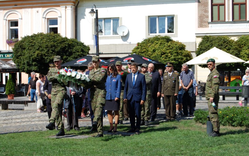 We commemorated the 78th anniversary of the outbreak of SNP („Slovak National Uprising“)