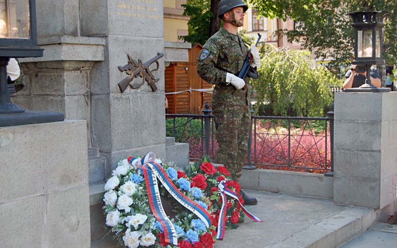 We commemorated the 78th anniversary of the outbreak of SNP („Slovak National Uprising“)