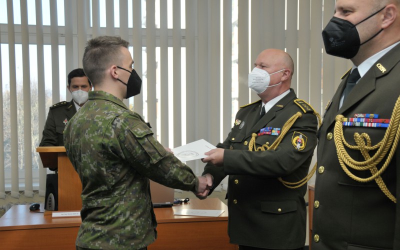 Completion of  26th University Graduates Officers’ Course for military medics, November 23rd 2021