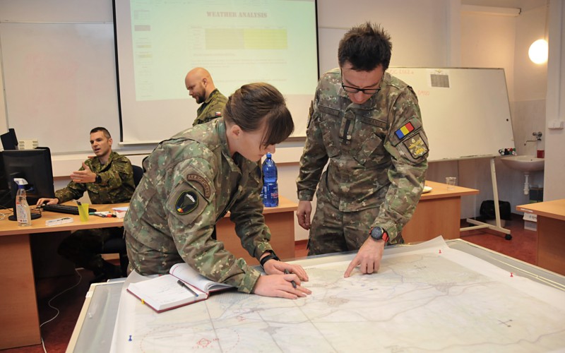 Joint exercise Chopok with the participants of the Romanian course