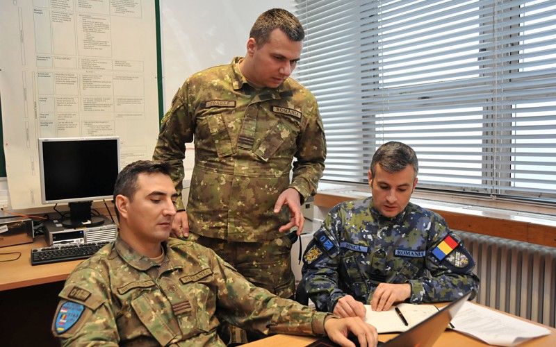 Joint exercise Chopok with the participants of the Romanian course