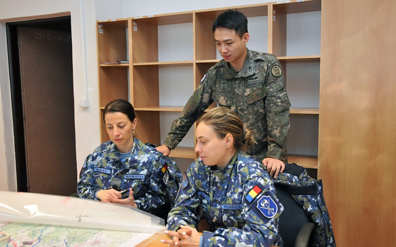 Joint exercise Chopok with the participants of the Romanian course