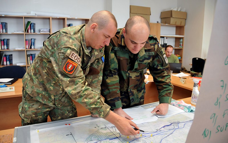 Joint exercise Chopok with the participants of the Romanian course