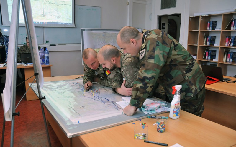 Joint exercise Chopok with the participants of the Romanian course