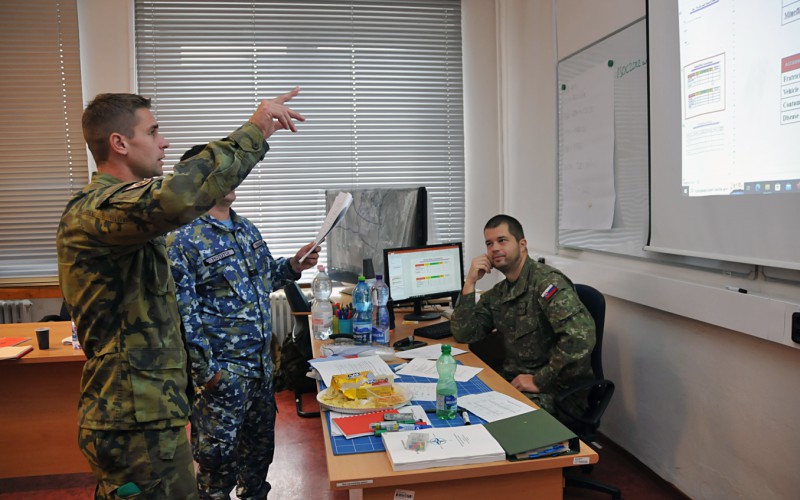 Joint exercise Chopok with the participants of the Romanian course
