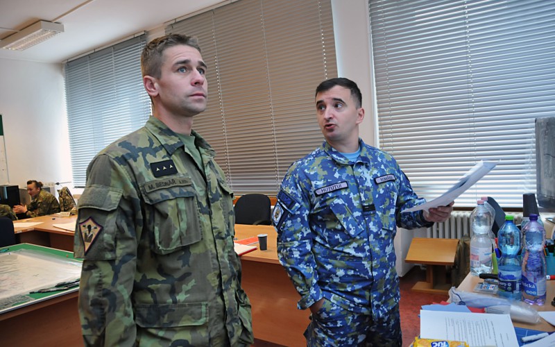 Joint exercise Chopok with the participants of the Romanian course