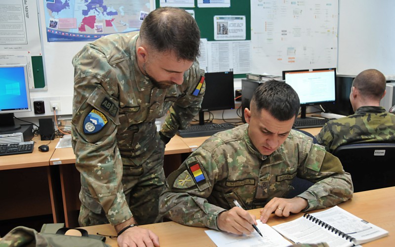 Joint exercise Chopok with the participants of the Romanian course