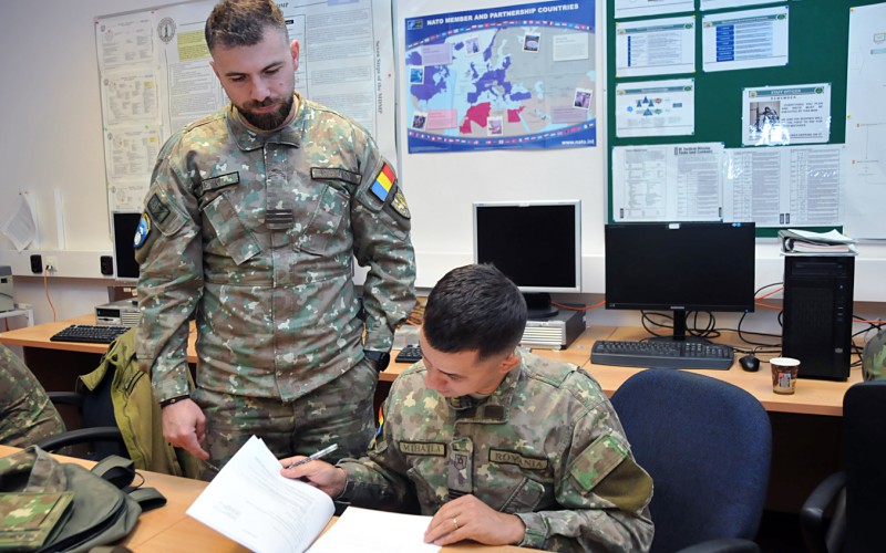 Joint exercise Chopok with the participants of the Romanian course