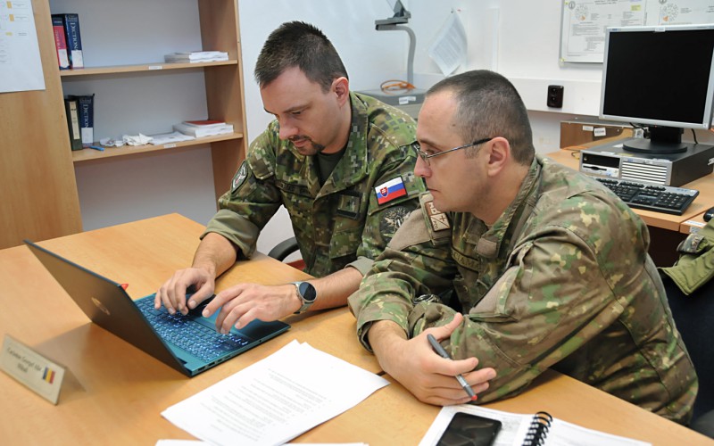 Joint exercise Chopok with the participants of the Romanian course