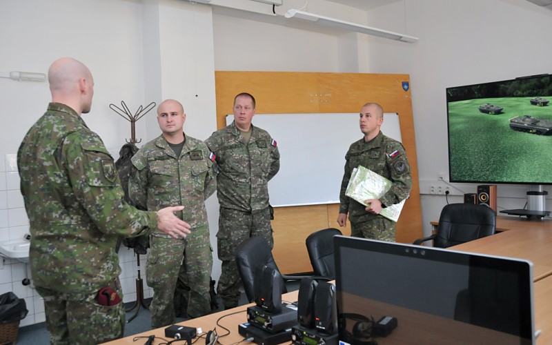 The ISTAR battalion practiced in the Simulation Center, November 15th 2022