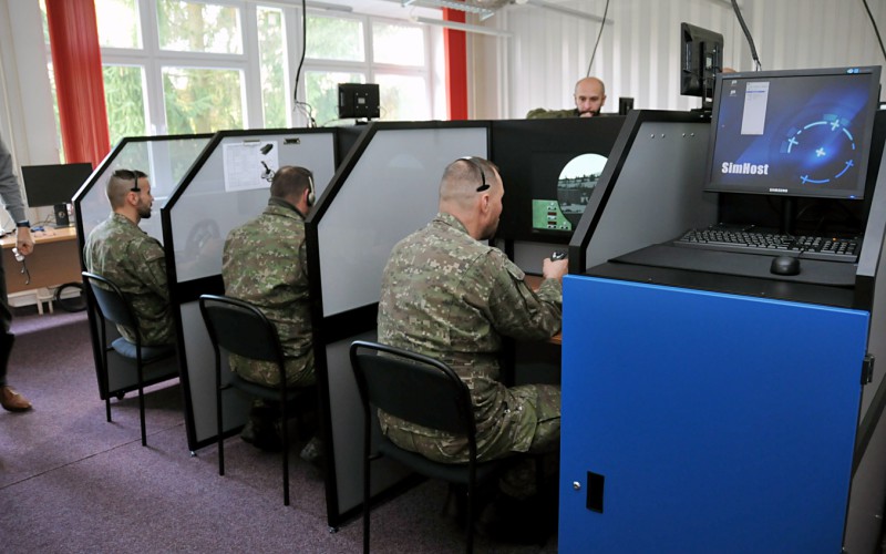 The ISTAR battalion practiced in the Simulation Center, November 15th 2022