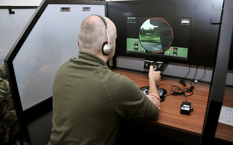 The ISTAR battalion practiced in the Simulation Center, November 15th 2022