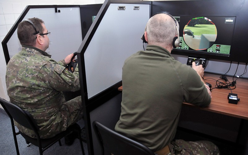 The ISTAR battalion practiced in the Simulation Center, November 15th 2022