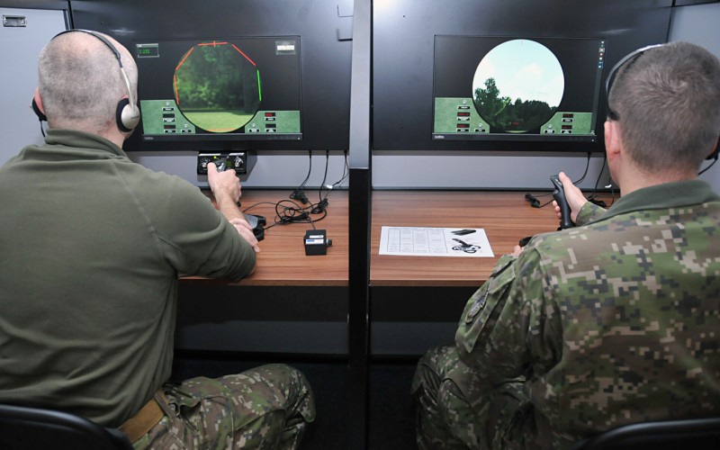 The ISTAR battalion practiced in the Simulation Center, November 15th 2022