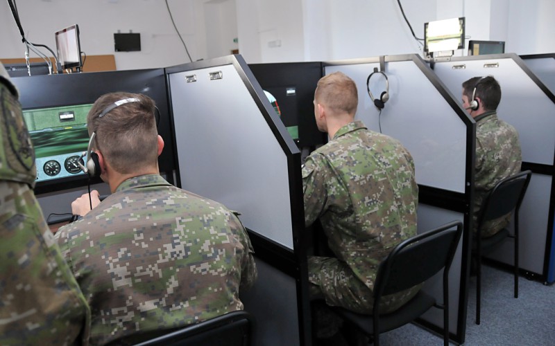 The ISTAR battalion practiced in the Simulation Center, November 15th 2022