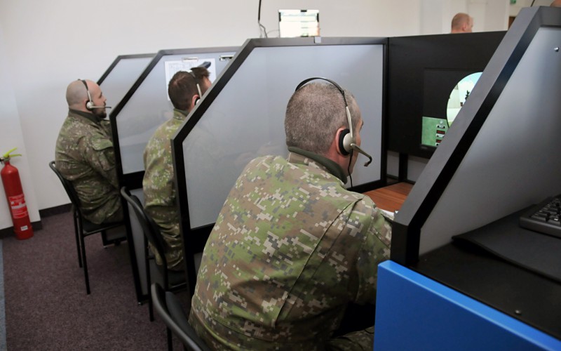 The ISTAR battalion practiced in the Simulation Center, November 15th 2022