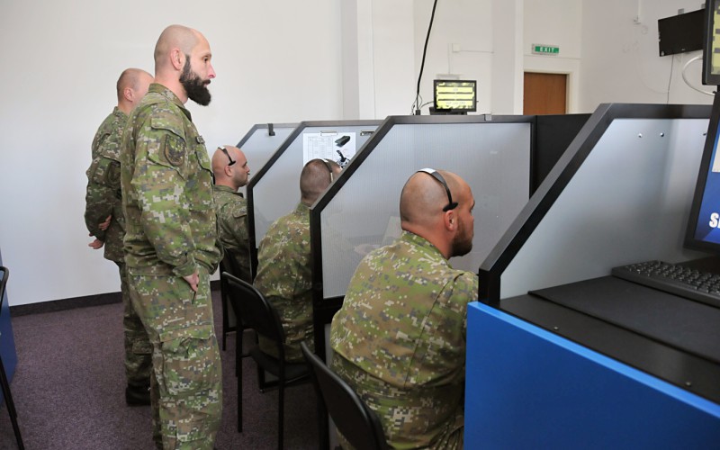The ISTAR battalion practiced in the Simulation Center, November 15th 2022