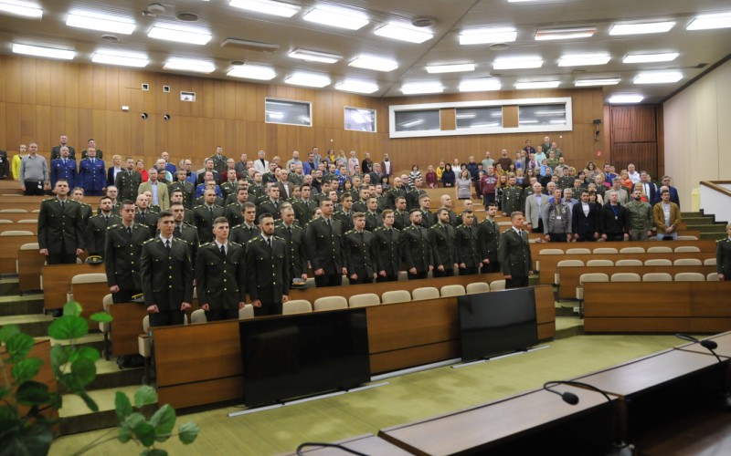 Ceremonial gathering of AFA employees on the occasion of the Day of the Fight for Freedom and Democracy, November 16th 2022