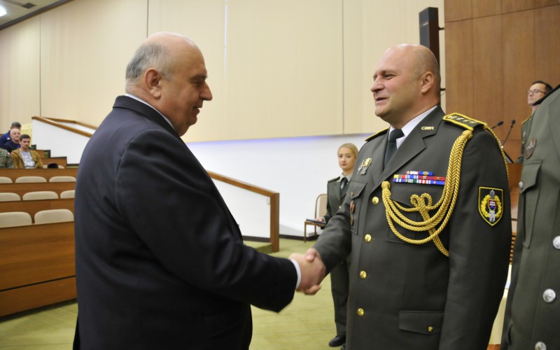 Ceremonial gathering of AFA employees on the occasion of the Day of the Fight for Freedom and Democracy, November 16th 2022