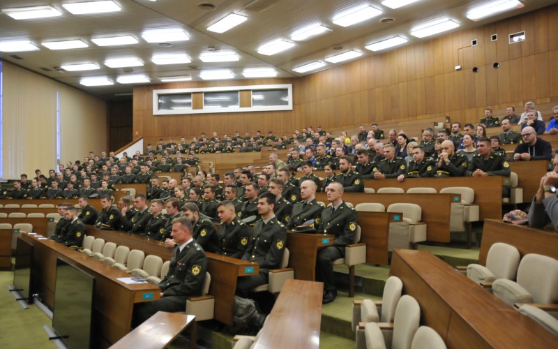 Ceremonial gathering of AFA employees on the occasion of the Day of the Fight for Freedom and Democracy, November 16th 2022