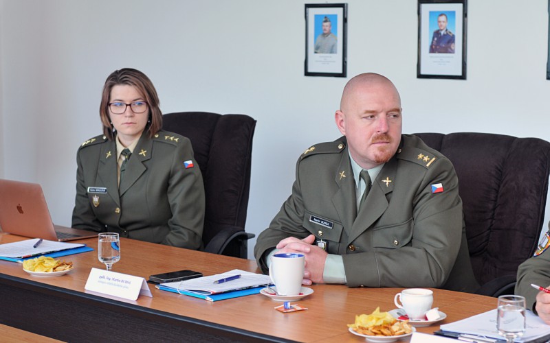 Working meeting of representatives of AFA with representatives of the University of Defense Brno, November 21st 2022