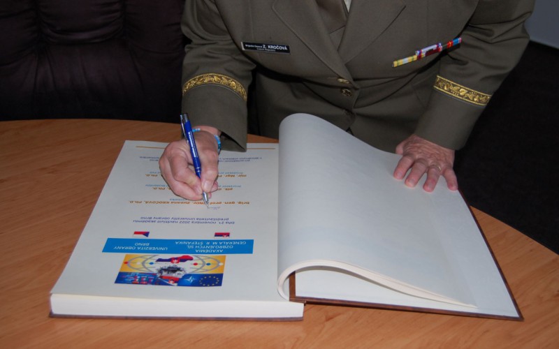 Working meeting of representatives of AFA with representatives of the University of Defense Brno, November 21st 2022