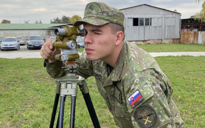 Odborná príprava študentov - delostrelcov