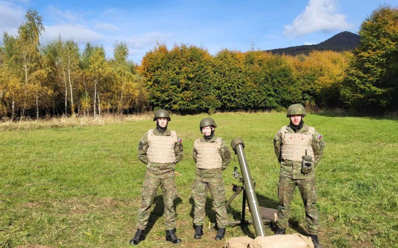 Odborná príprava študentov - delostrelcov